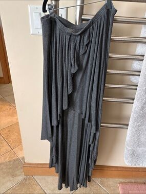 Brandy Melville Charcoal Gray Mullet Skirt